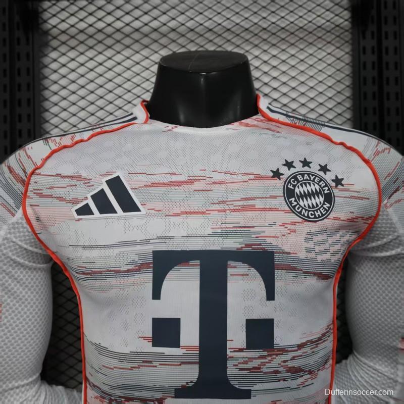 Player Version 25/26 Bayern Munich Away Long Sleeve Jersey