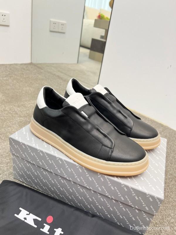 Kiton Men's Four Seasons Classic Casual Slip-On Loafer - AS00320