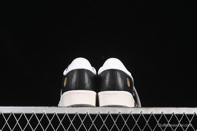 Adidas Bape Superstar Casual Sneakers with Shell Toe Design - JQ3666