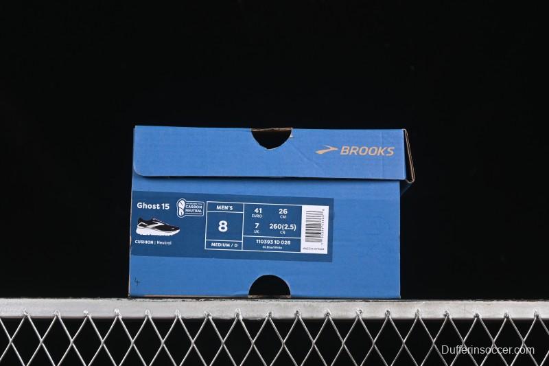 Brooks Ghost 15 Low-Cut Breathable Cushioned Support Casual Running Shoes - 1103931D026