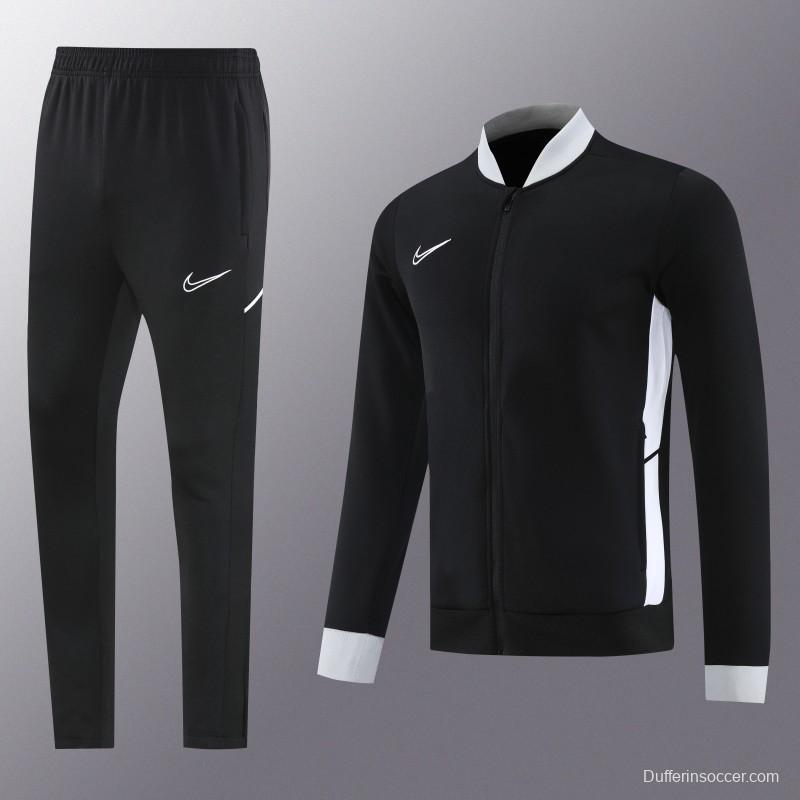 2025 NIKE Black Full Zipper Jacket + Long Pants