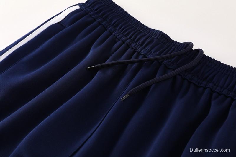 2025 Adidas Blue/Navy Full Zipper Jacket +Long Pants