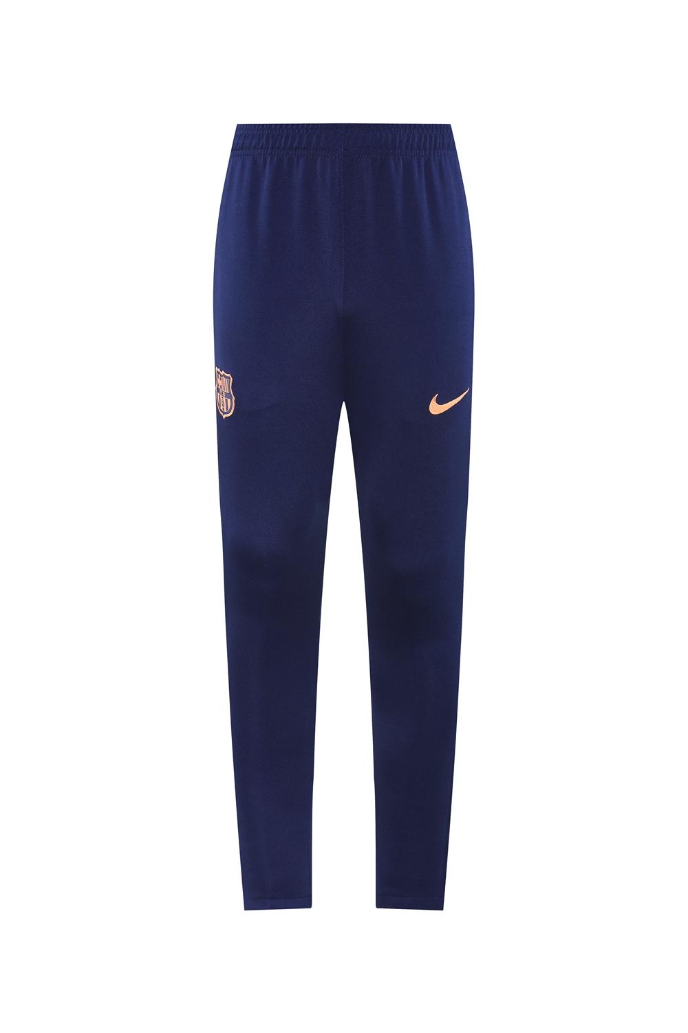 25/26 Barcelona Navy/Orange Full Zipper Jacket +Long Pants