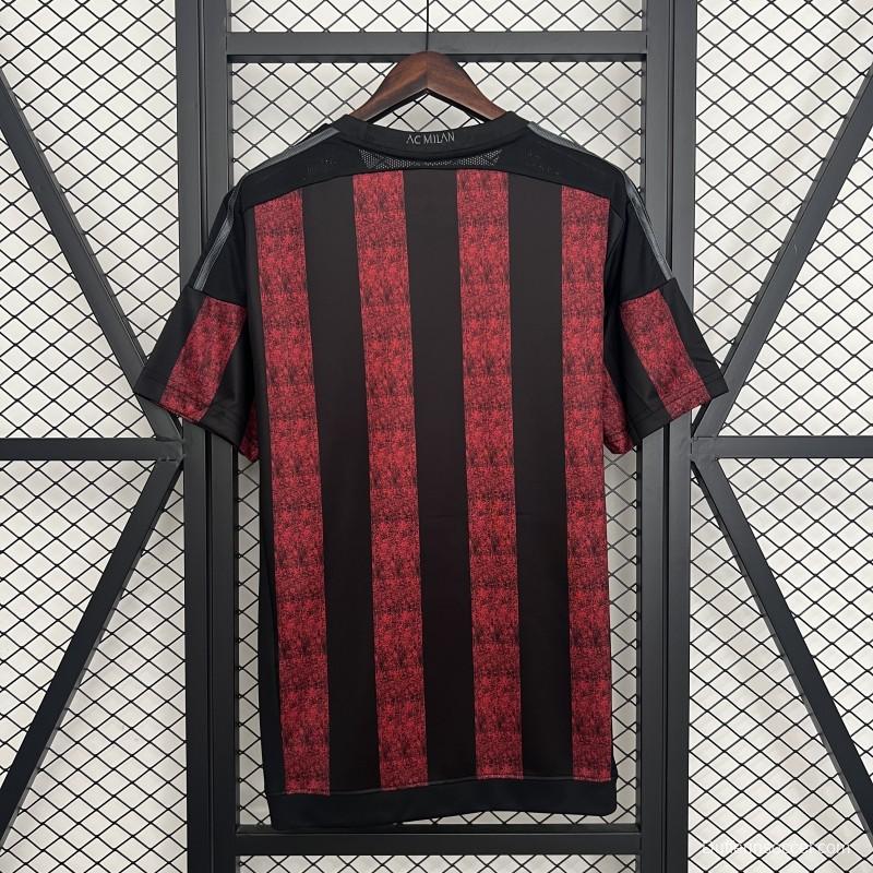 15/16 Retro AC Milan Home Jersey