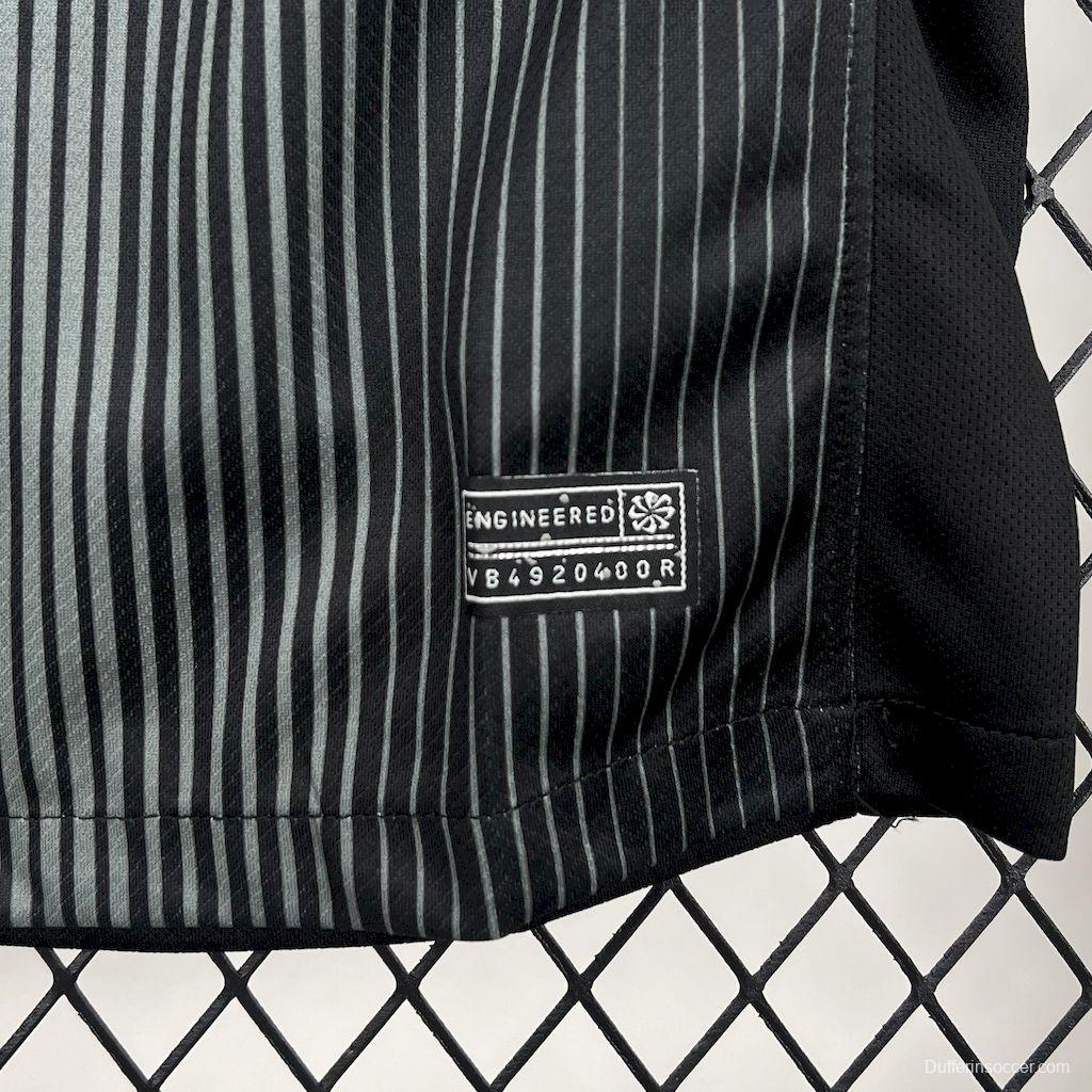 2025/26 Corinthians Black Goalkeeper Jersey