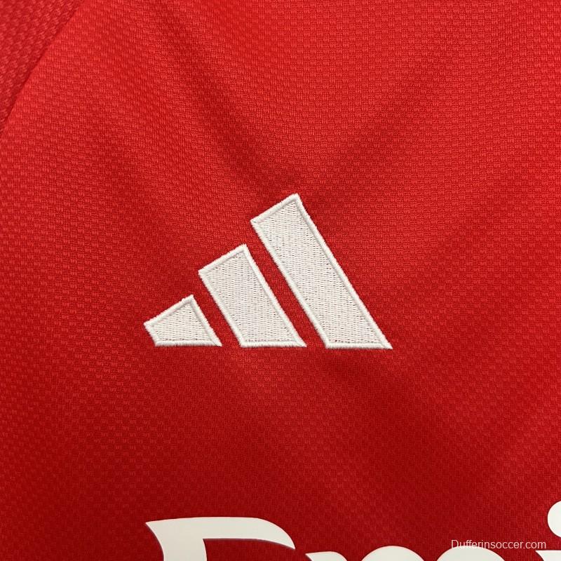 25/26 Long Sleeve Benfica Home Jersey