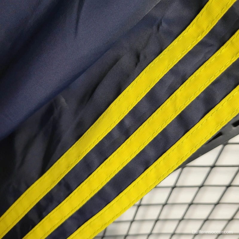 25/26 Real Madrid Jacket Black/Purple Windbreaker