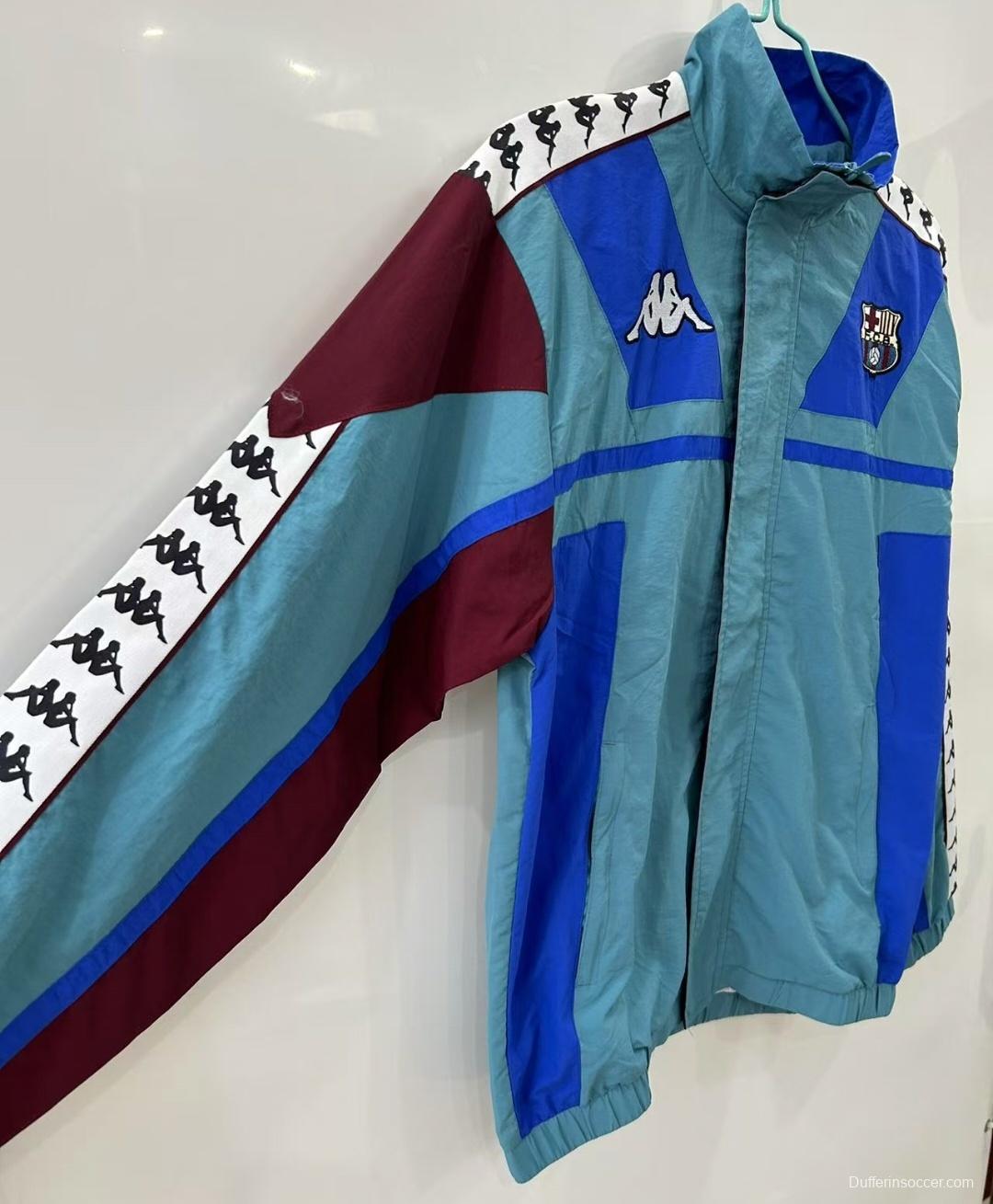 25/26 Barcelona 1967 Style Blue Windbreaker