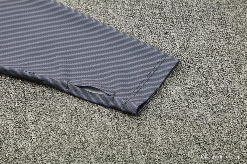 25/26 Napoli Black Grey Camouflage Half Zipper Jacket+Long Pants