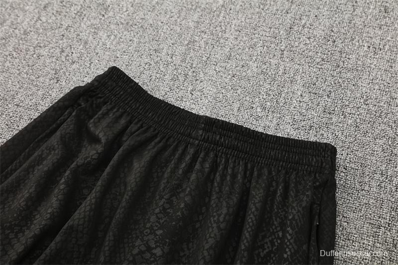 25/26 Barcelona Black Joint Edition Half Zipper Jacket+Long Pants