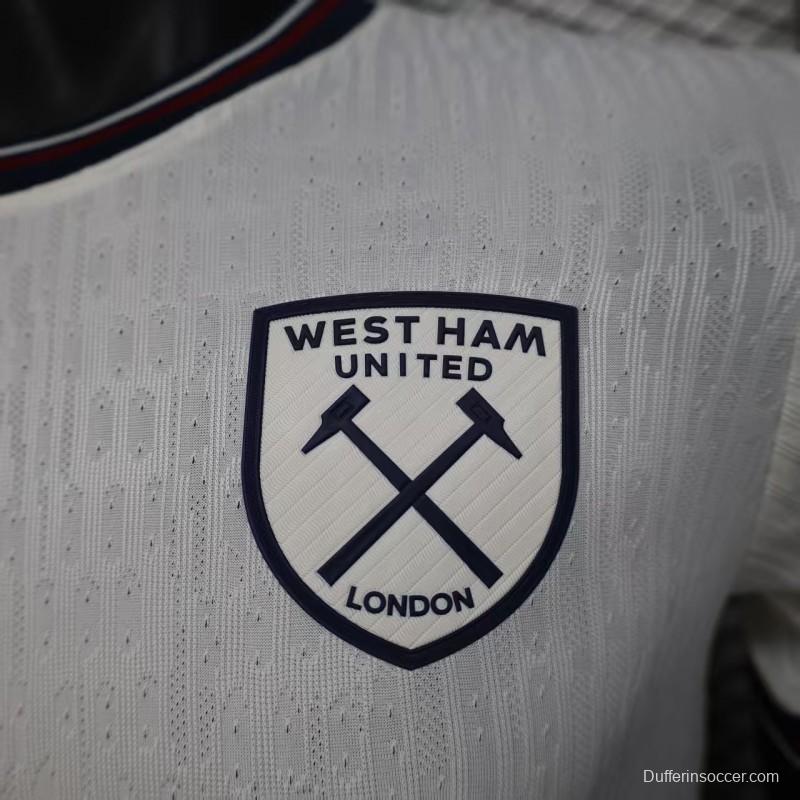Player Version 25/26 West Ham Away Jersey