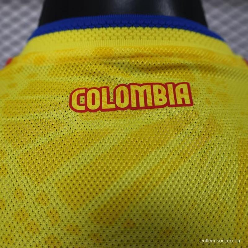 Player Version 2025 Colombia Home Jersey