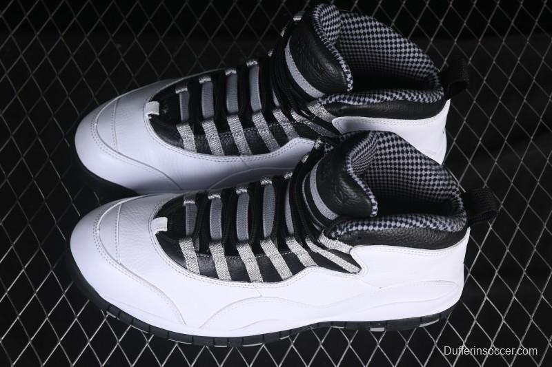 Nike Air Jordan 10 Retro Light Steel Grey Basketball Shoes - HJ6779-104