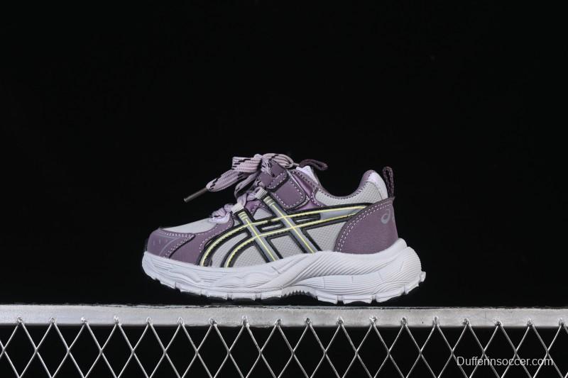 Asics Kids Non-Slip Durable Casual Shoes Purple - J.C3