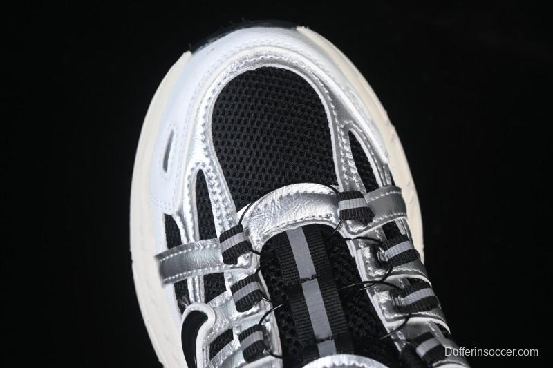 Nike P-6000 Retro Casual Sports Kids Shoes - Silver Red Black Swoosh