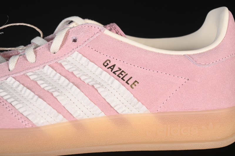 Adidas Originals Gazelle Indoor Retro Casual Slip-Resistant Wear-Resistant Low-Top Skate Shoes - JS1413