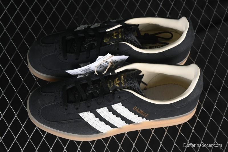 Adidas Originals Gazelle Indoor Retro Casual Slip-Resistant Wear-Resistant Low-Top Skate Shoes - JS1412