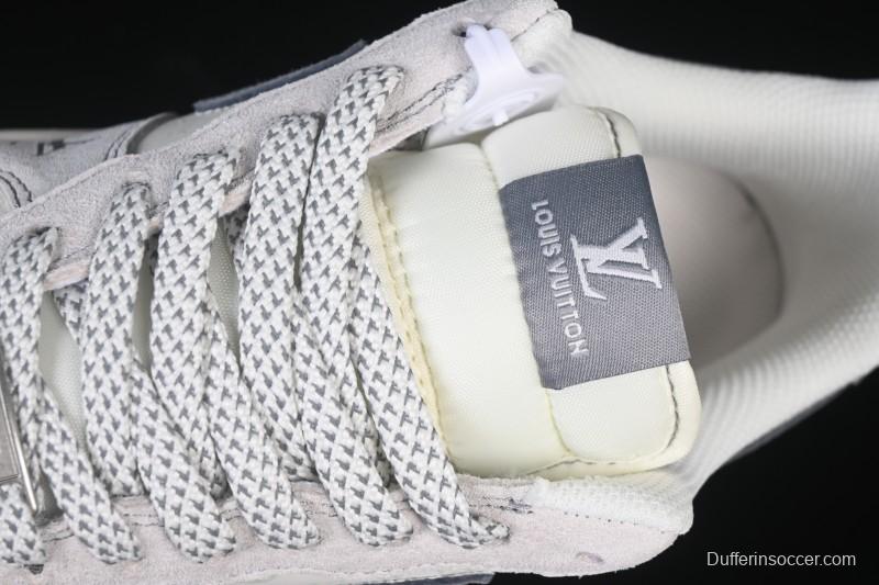 Nike Air Force 1'07 Low LV Collaboration Dual-Tone Gray Graffiti Casual Sneakers - CX5050-Y07