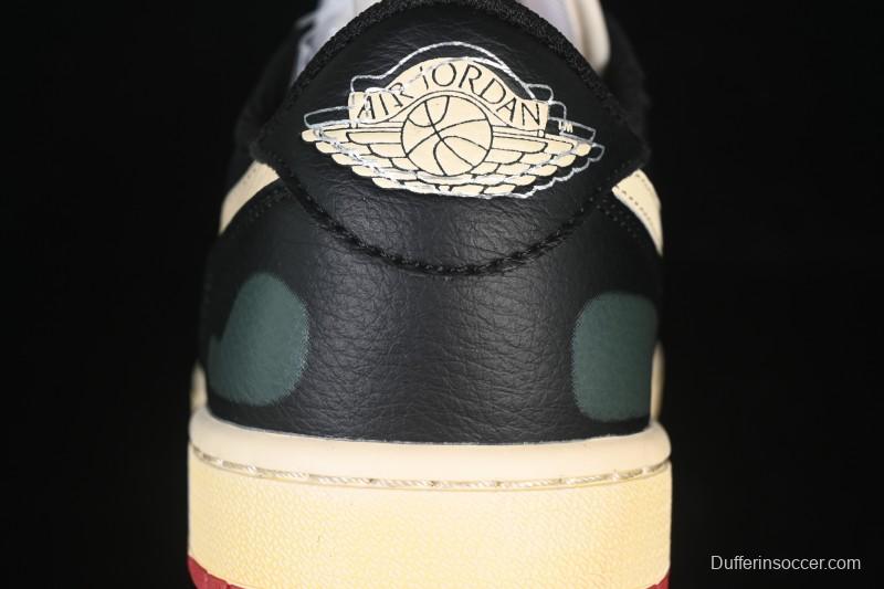 Nike Nigel Sylvester x Air Jordan 1 Low Lifestyle Casual Sneakers - IB8958-001