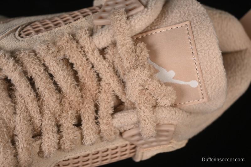 Nike Air Jordan 4 Retro Cozy Girl Warm Yellow Sneakers - HV0823-200