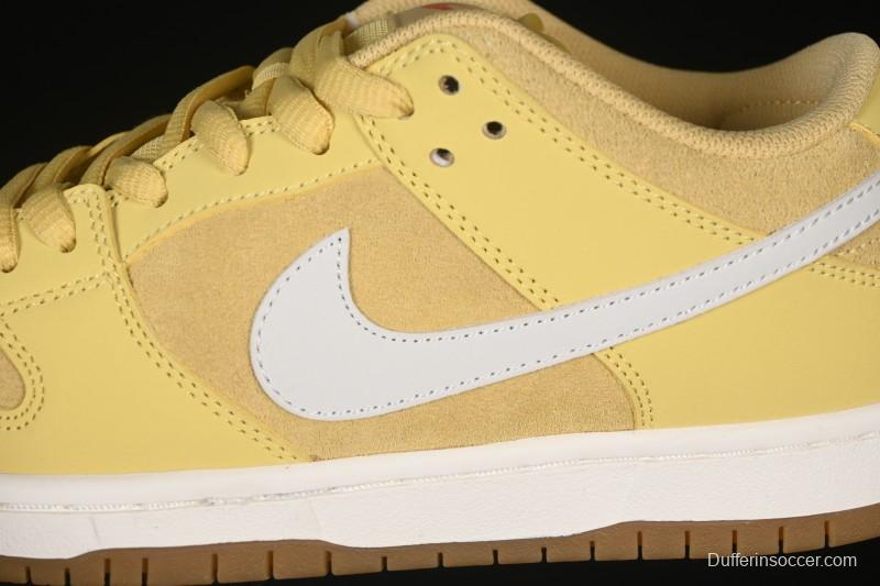 Nike SB Dunk Low Saturn Gold Low-Top Skate Shoes - FJ1674-700
