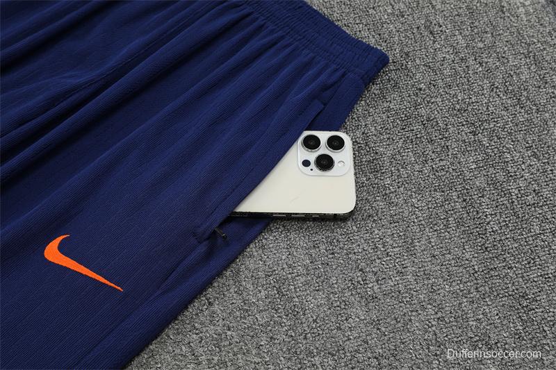 25/26 Barcelona Blue Orange Camouflage T90 Short Sleeve Jersey+Shorts