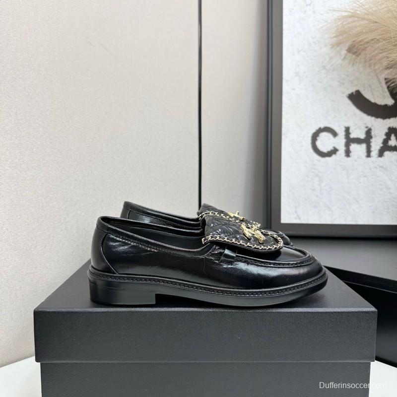 Chanel Classic Flap Chain CC Buckle Loafers - LY00320
