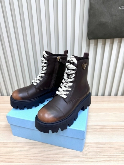 Prada 2025 SS Platform Martin Boots - LY0350