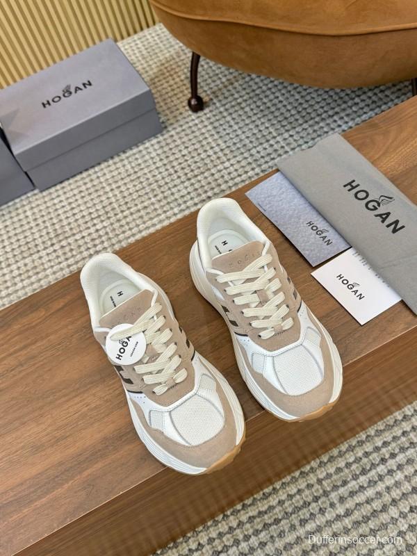 Hogan H-STRIPES Series Couple High Platform Chunky Dad Shoes Casual Sneakers - LY00370/LY00380