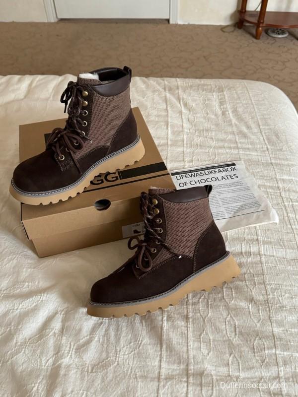 Agoge Autumn Winter New British Style Ankle Boots Martin Boots - KFY00