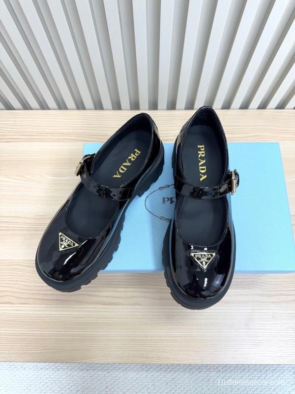 Prada 2025 SS Platform Mary Jane Shoes - LY00300