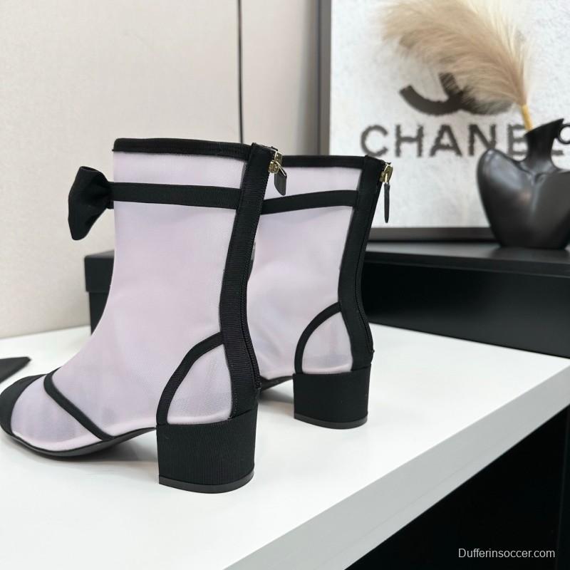 Chanel Classic Bow Ankle Boots - LY00