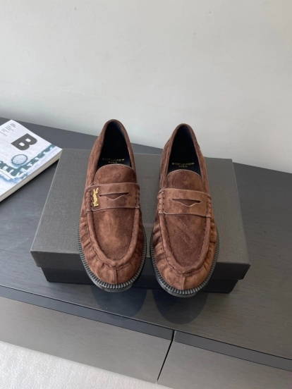 Saint Laurent Classic Loafer Half-Drag Slippers - KFY00350