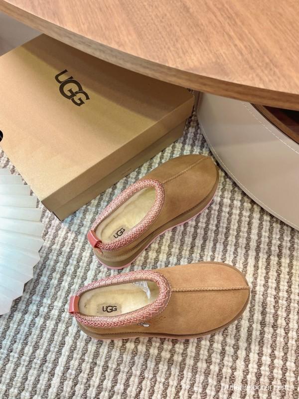 UGG Tazz Platform Wool Slipper Boots - MJ00230