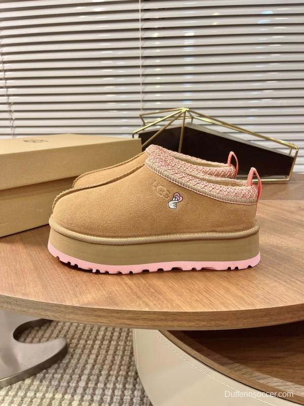 UGG Tazz Platform Wool Slipper Boots - MJ00230