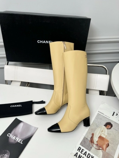 Chanel 2025/SS Double C High Heel Fashion Boots - LY00370/LY00400