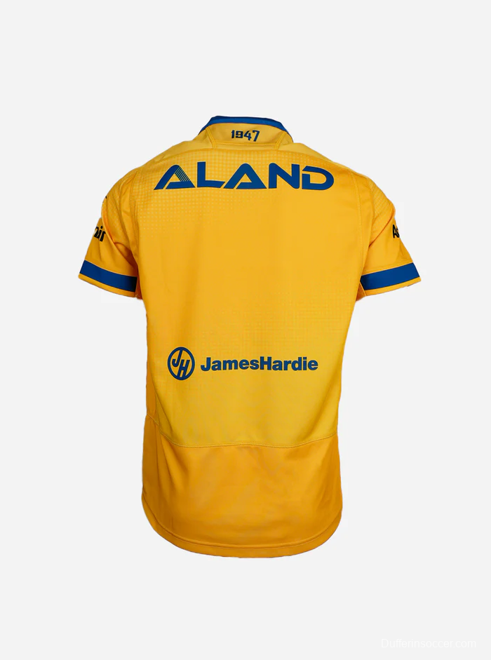 25/26 Parramatta Eels Gold with Navy Stripes Jersey
