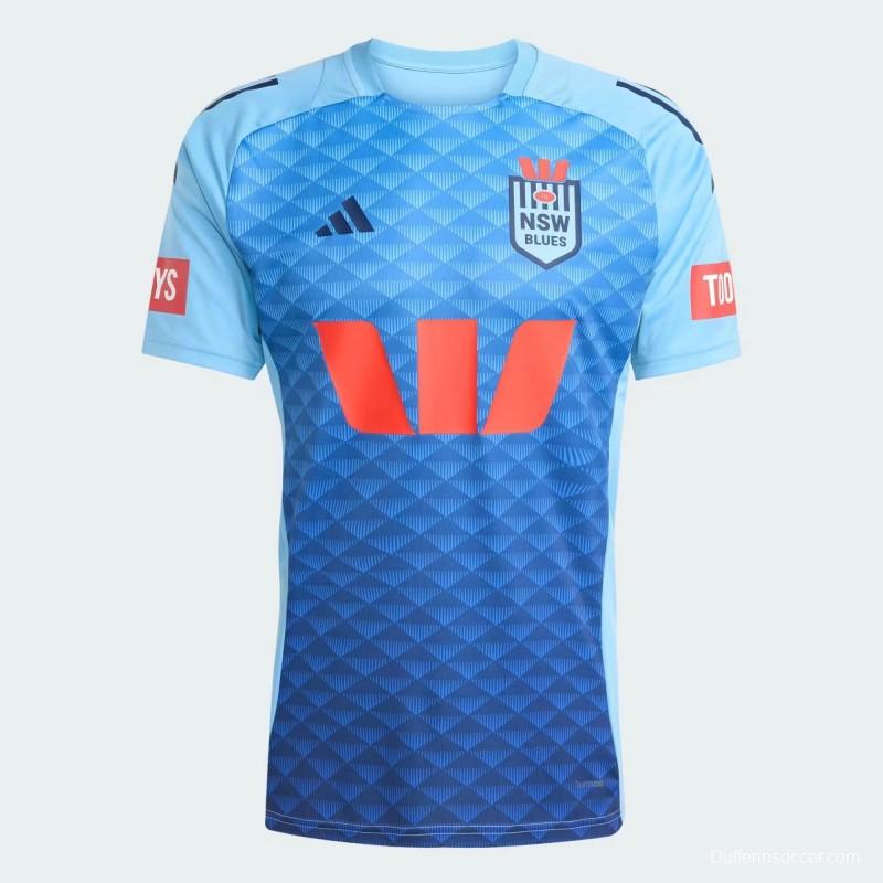 2026 NSW Blues Sky Blue to Navy Blue Gradient with Diamond Pattern Women's Jersey