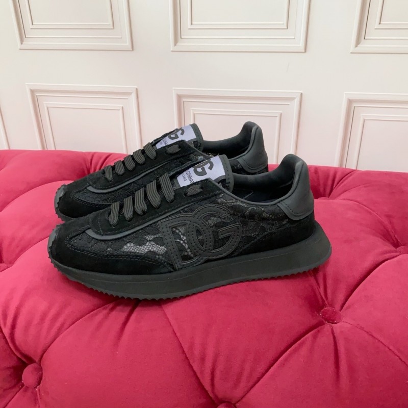 Dolce & Gabbana 2025/SS New Collection Luxury Embroidered Logo Sneakers - AS00300