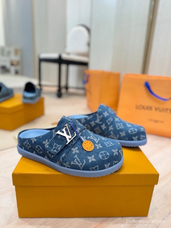 Louis Vuitton 2025 SS Monogram Sandals Couple Edition Lazy Style - KFY00291