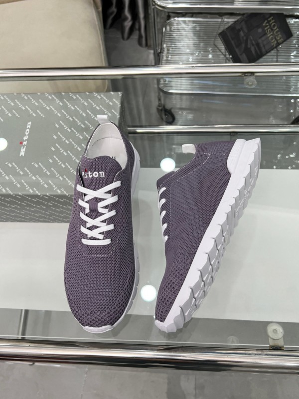Kiton Four Seasons Classic Casual Knit Shoes - KFY00300