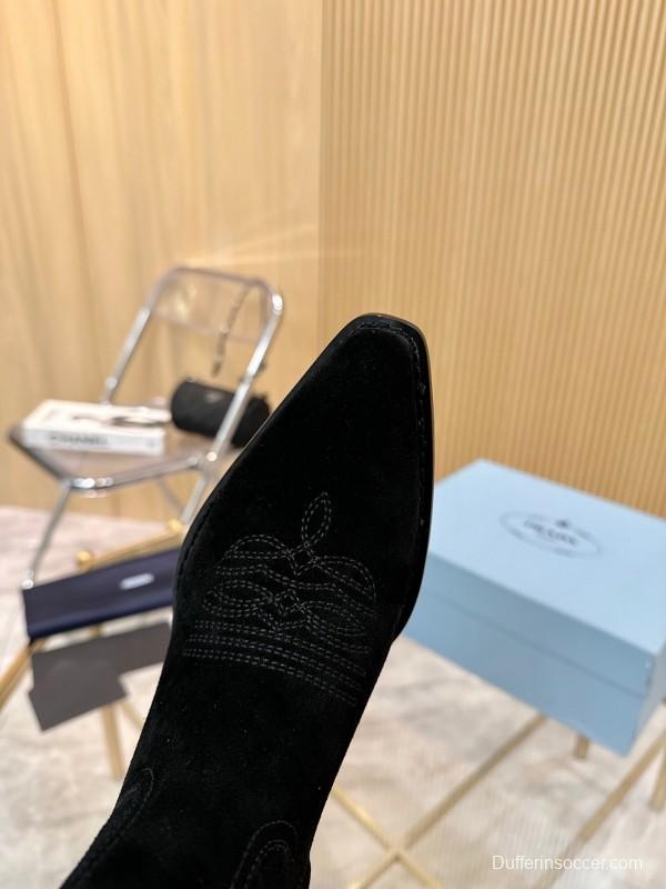 Prada Classic Pointed Boots 2025 SS Collection - L Y00330