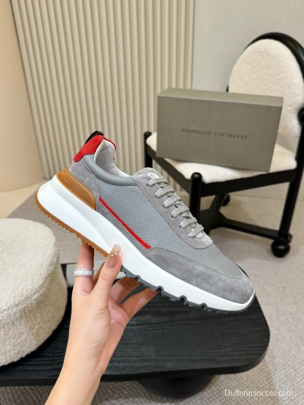 Brunello Cucinelli Casual Sneakers with Seasonal Colors and Retro Design - KFY00320