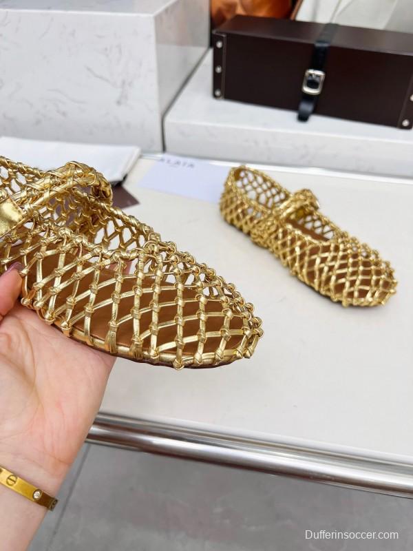 Alaia Handwoven Ballet Dance Shoes with Inner Height Increase - LY00280