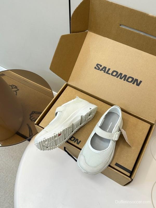 Salomon Mary Jane Platform Sneakers with Thick Sole - LY00280