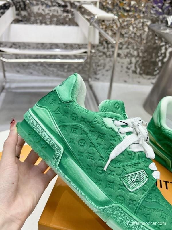 LV TRAINER Basketball Series Washed Sneakers - LY00430