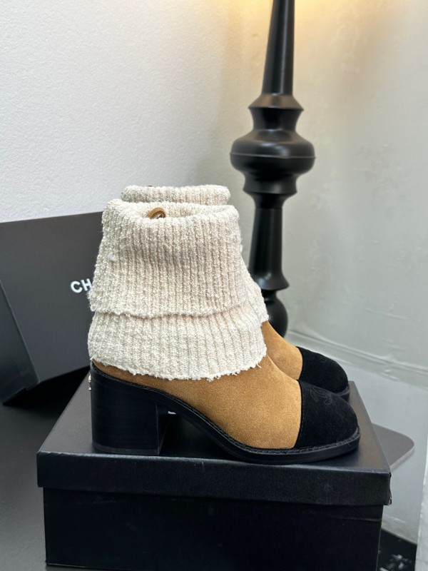Chanel 2025 SS Short Boots Essential Fall Winter Item - LY00260