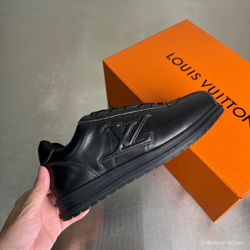 LV Louis Vuitton 2025 SS Pharrell Williams Collaboration Platform Casual Sneakers - YC
