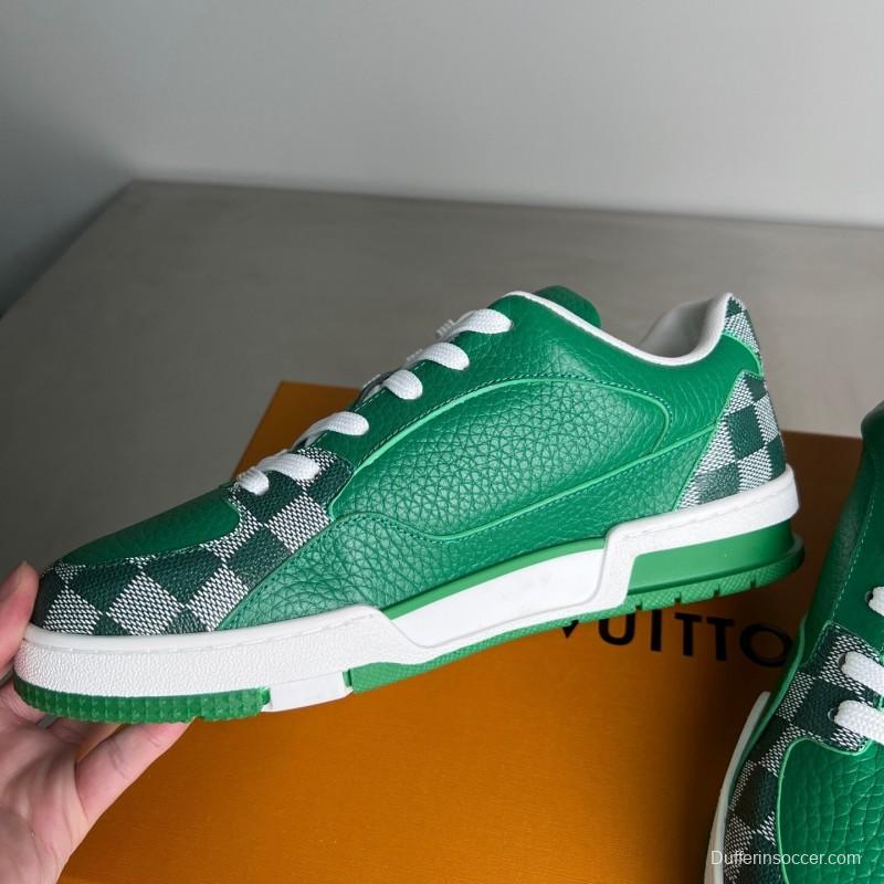 Louis Vuitton Signature Logo Casual Shoes with Imported Calfskin - YC