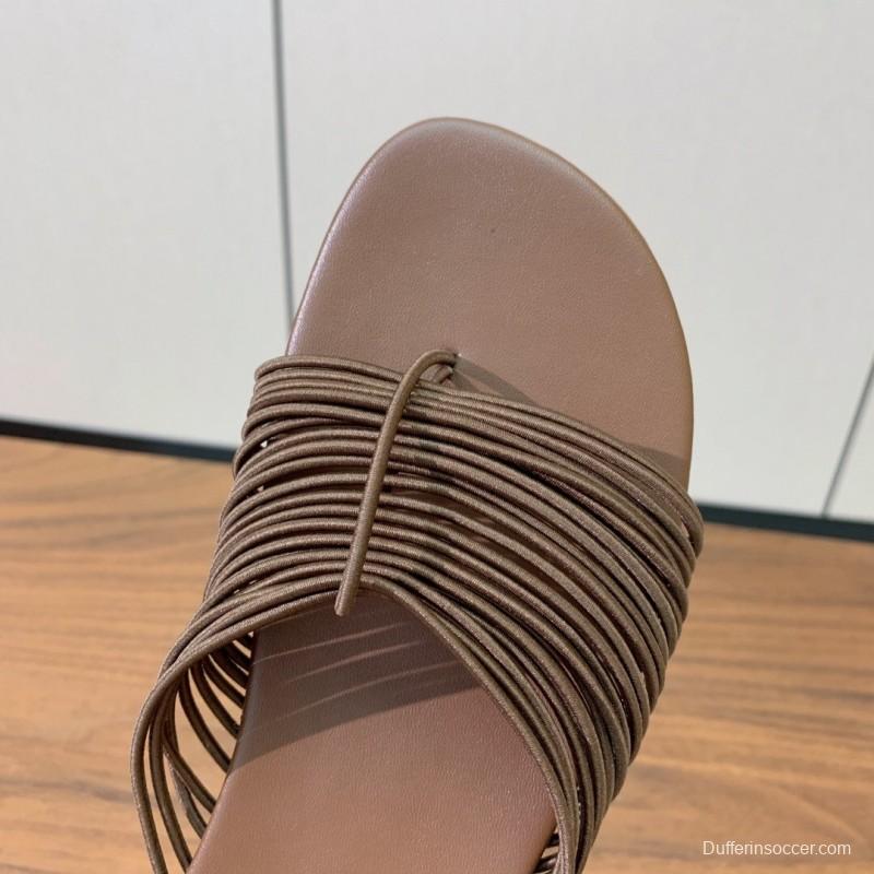 The Row Roman Net Sandals 2025 SS Minimalist Design - KFY00210